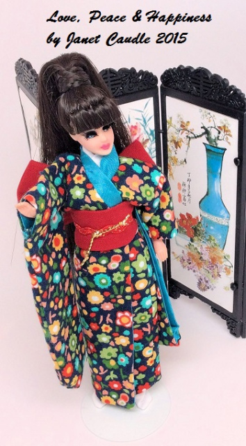 Love,Peace & Happiness Kimono